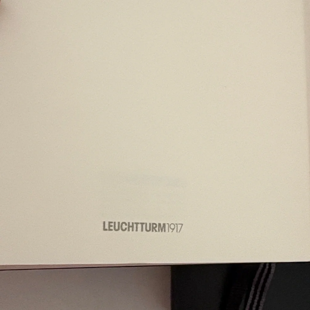 Leuchtturm Black notebook planner Set of 2 black‎ bullet journal whitelines